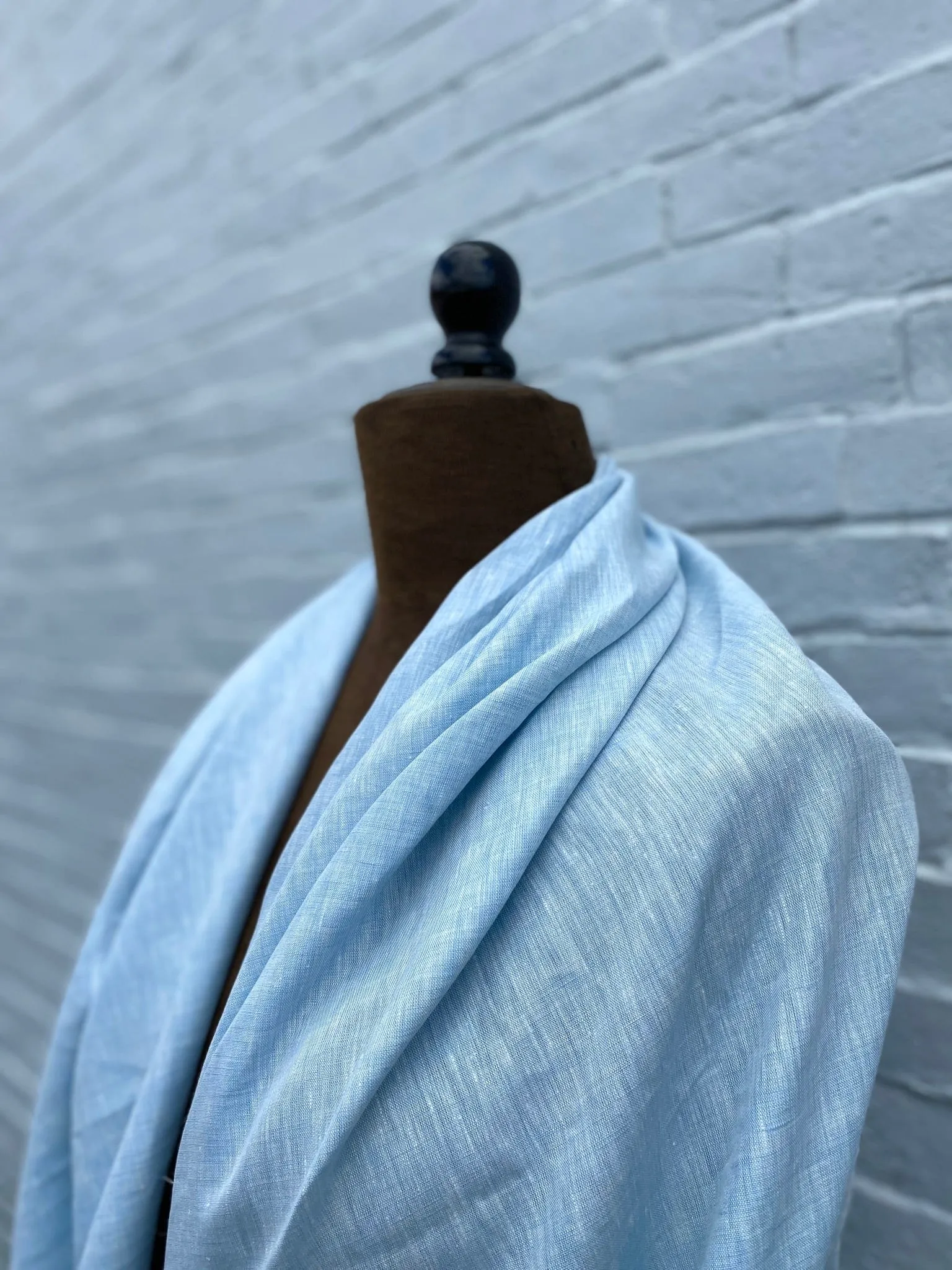 Yarn Dyed 100% Linen in Mist