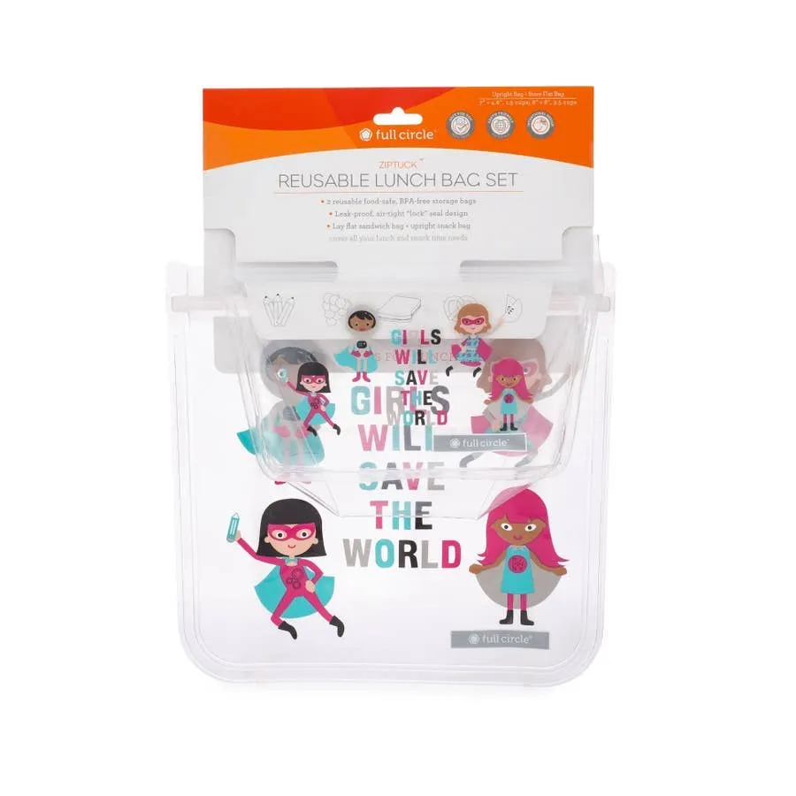 Ziptuck Reusable Lunch Bag Set (2pk)
